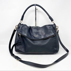 Kate Spade Leslie Satchel Cobble Hill Black Large